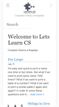 Mobile Screenshot of letslearncs.com